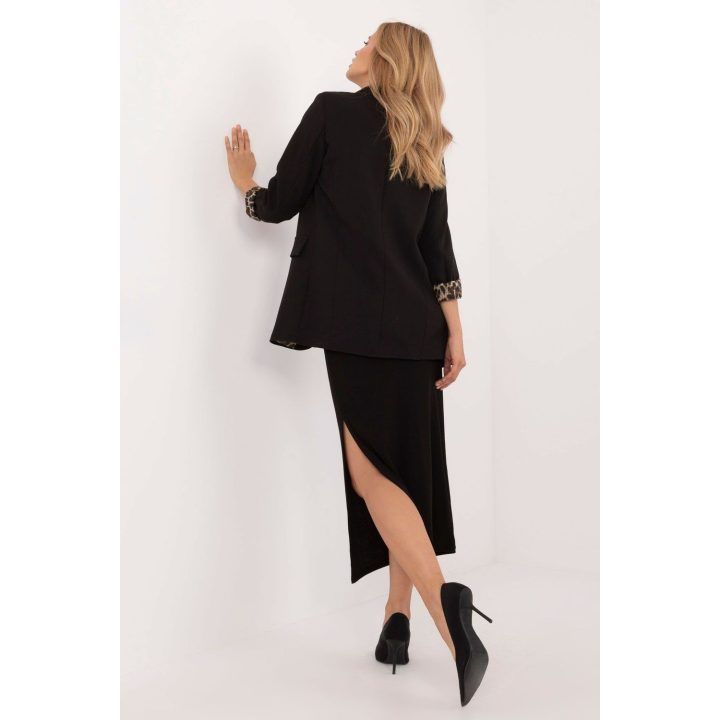 Pieštuko formos midi sijonas Italy Moda, juodas