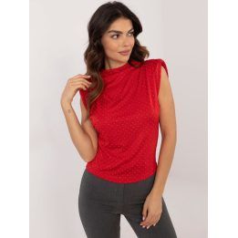 Moteriška palaidinė be rankovių ITALY MODA, raudona