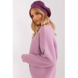 Moteriška beretė su antena viršuje AT, violetinė