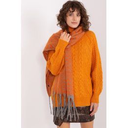 Šalikas AT Wool Fashion Italia, oranžinis
