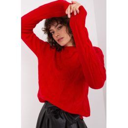 Moteriškas megztinis Wool Fashion Italia, raudonas