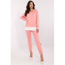 Moteriškas elegantiškas drabužių komplektas, rožinis