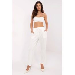 Moteriškos sportinės kelnės su raišteliu Italy Moda, smėlio