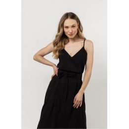 Suknelė moterims elegantiška juodos spalvos