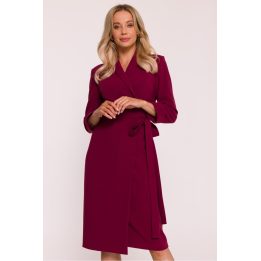 Suknelė su ilgomis rankovėmis Stylove, bordo