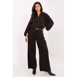 Kelnės laisvo kirpimo Italy Moda – ruda