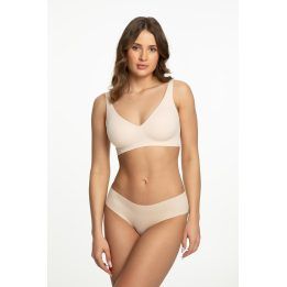 Moteriškos lazeriu kirptos kelnaitės Julimex Infinity Classic, smėlio