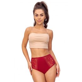Moteriškos kelnaitės su nėriniais Donna, bordo