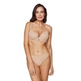 Besiūlė push-up liemenėlė Gorteks, smėlio