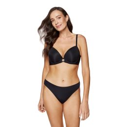 Liemenėlė Melody smooth push-up juoda – subtiliam prisilietimui ir pasitikėjimui