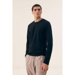 Pijamas medvilninis Henderson – juoda