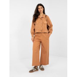 Moteriška oversize striukė tamsiai oranžinė