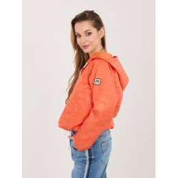 Moteriška demisezoninė striukė oranžinė
