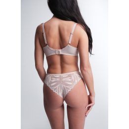 Pakietinta liemenėlė su push-up Ava Lingerie, smėlio