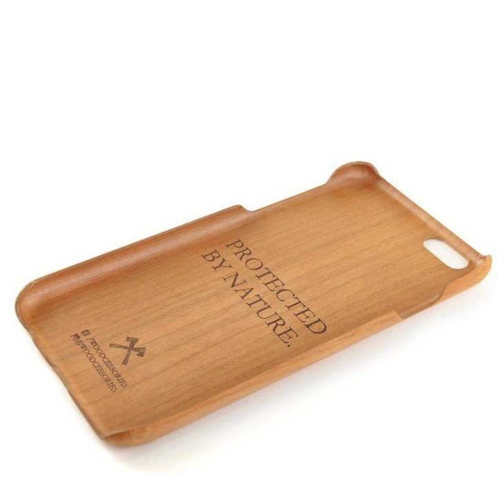 Medinis dėklas iPhone 6(s)/Plus Woodcessories EcoCase Cevlar, vyšnios spalvos