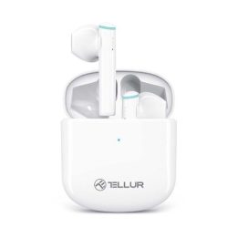 Tellur Aura belaidės ausinės, baltos