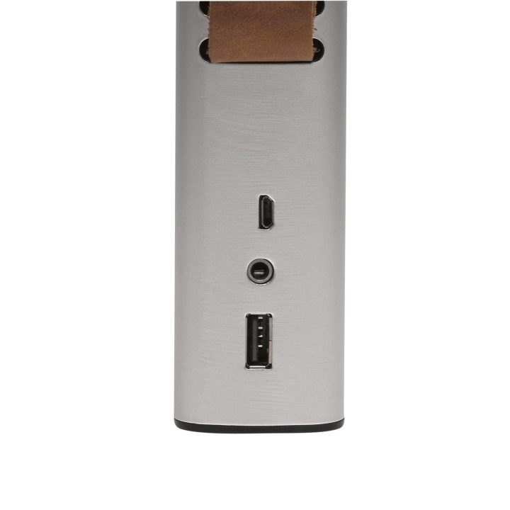 Bluetooth kolonėlė Denver, 10 W, sidabro spalvos