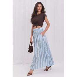 Midi ilgio sijonas Italy Moda, mėlynas