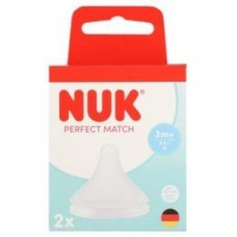 Silikoniniai buteliuko žindukai NUK M, 2 vnt