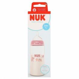 NUK First Choice 300 ml buteliukas su žinduku nuo 3 mėn