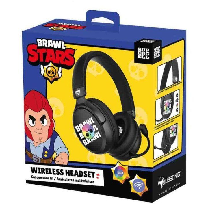 Belaidės žaidimų ausinės Brawl Stars Brawl Subsonic SA5731-BS1