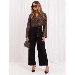 Moteriškos plačios kulotės Italy Moda, juodos