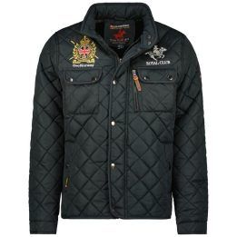 Vyriška dygsniuota striukė Geographical Norway Belificio, juoda