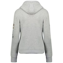 Vyriškas džemperis su 3/4 užtrauktuku Geographical Norway, pilkas