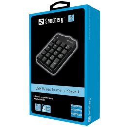 Laidinė USB skaitmeninė klaviatūra Sandberg