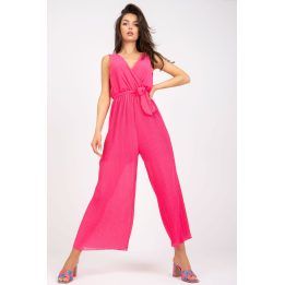 Ryškiai rožinis kombinezonas Italy Moda