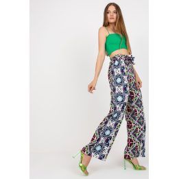 Plačios moteriškos kelnės Italy Moda – juoda