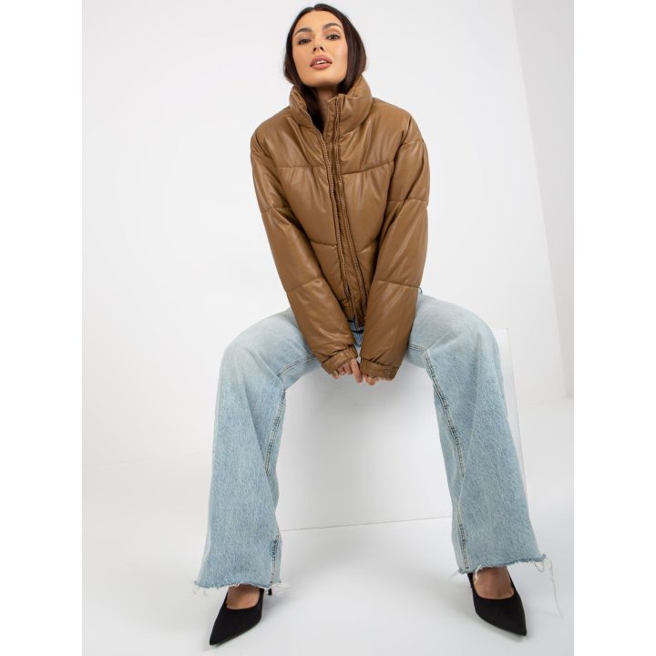 Moteriška dygsniuota striukė Z-Desing Jacket Style, šviesiai ruda