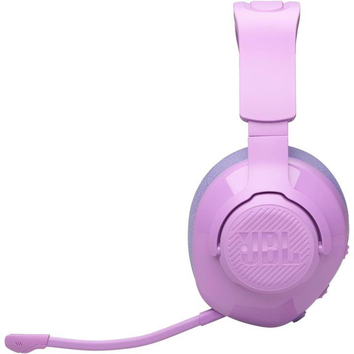 Belaidės žaidimų ausinės JBL Quantum 360, violetinės