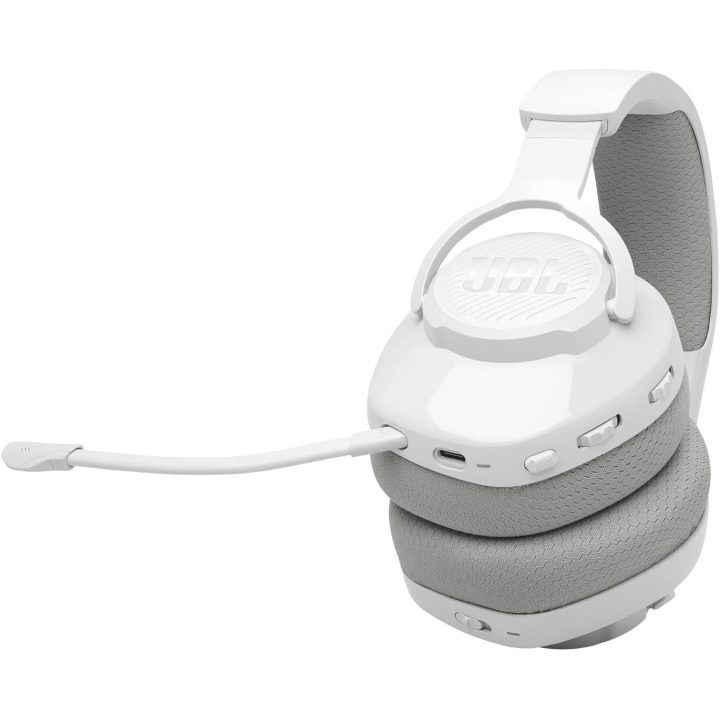 Belaidės žaidimų ausinės JBL Quantum 360, baltos