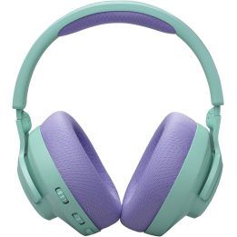 Belaidės žaidimų ausinės JBL Quantum 360, žalsvai mėlynos