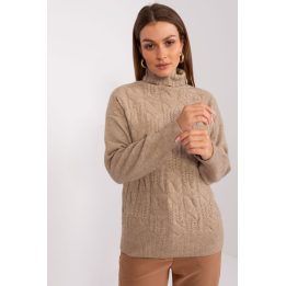 Megztinis smėlio spalvos Wool Fashion Italia