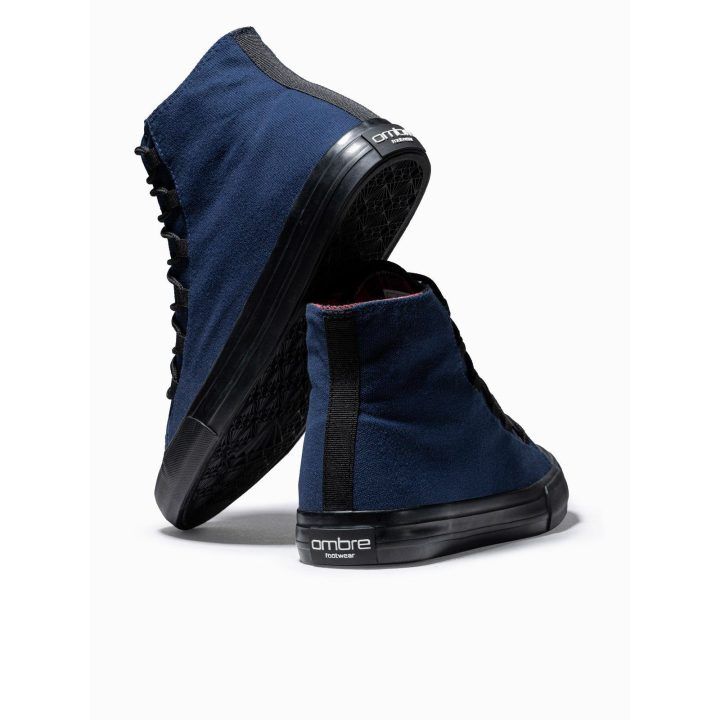 Vyriški sportbačiai su languotu pamušalu Ombre, tamsiai mėlyni