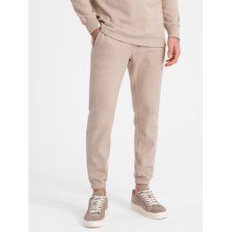 Vyriškos sportinės laisvalaikio kelnės Ombre Clothing, smėlio
