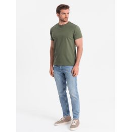 Vyriški chaki marškinėliai Ombre Clothing