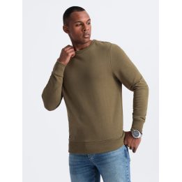 Vyriškas medvilninis džemperis Ombre Clothing, alyvuogių