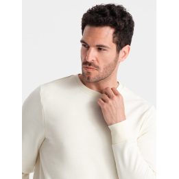 Vyriškas kreminis džemperis Ombre Clothing
