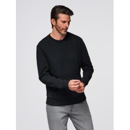 Vyriškas juodas džemperis Ombre Clothing
