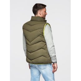 Vyriška pašiltinta liemenė Ombre Clothing, alyvuogių