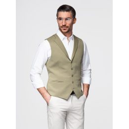 Vyriška liemenė su atlapais Ombre Clothing, alyvuogių