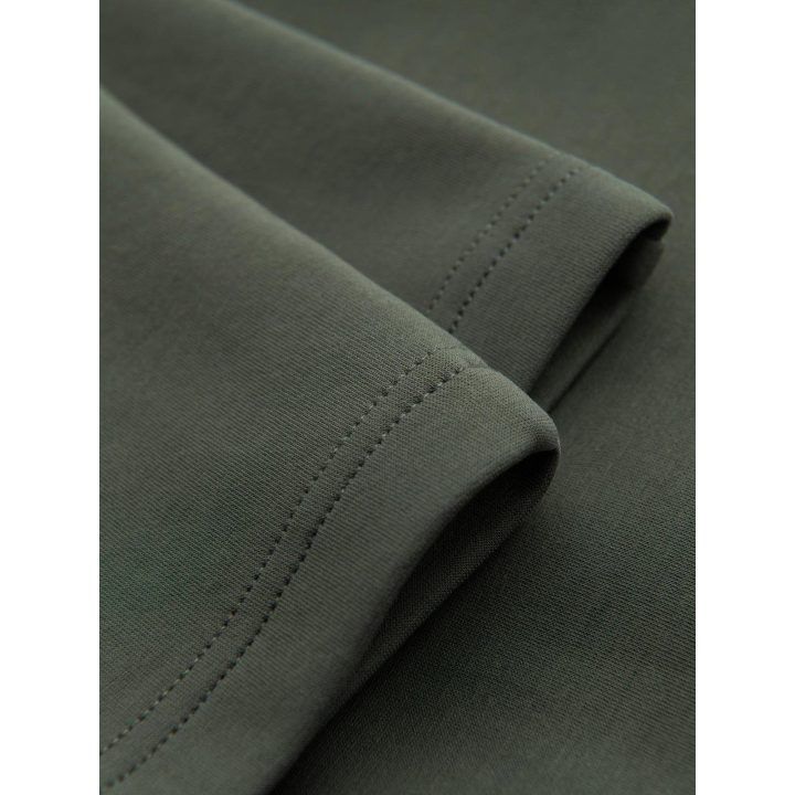 Vyriškos tiesių klešnių kelnės Ombre Clothing, tamsiai alyvuogių