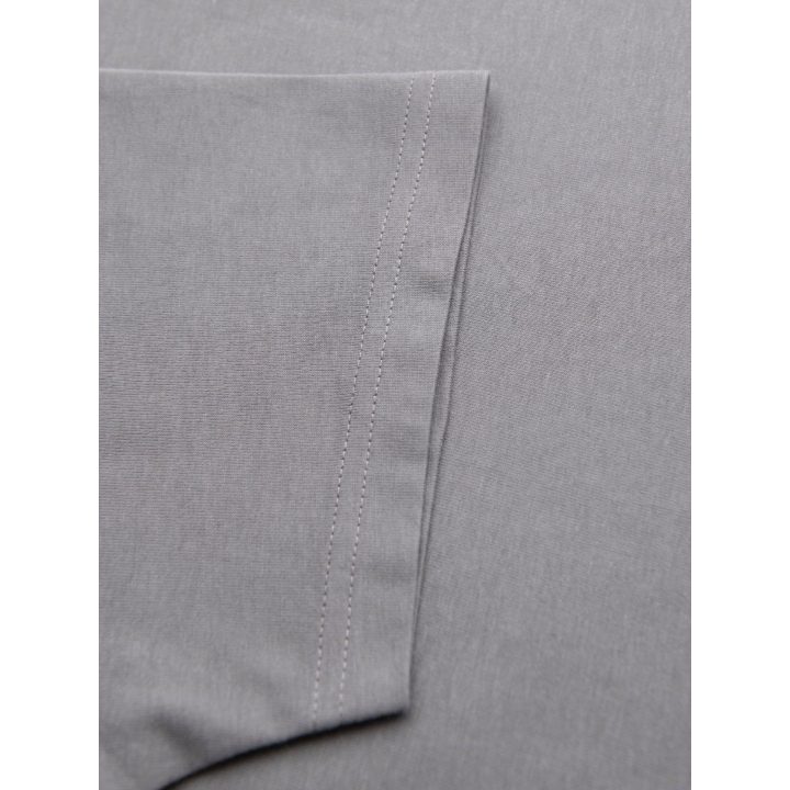 Vyriškos kelnės su atlenktomis klešnių apačiomis OMBRE CLOTHING, pilkos