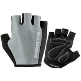 Dviratininko pirštinės Rockbros S099GR, pilkos, L