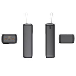 Tracer Prime-V3 išorinė baterija 30000 mAh, juoda