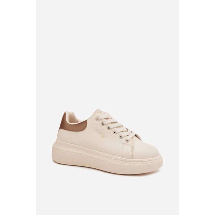 Moteriški laisvalaikio batai su platforma Step in style, smėlio