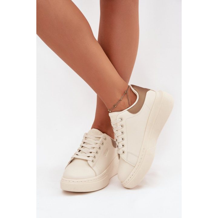 Moteriški laisvalaikio batai su platforma Step in style, smėlio